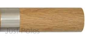 Jones Lunar 28mm Finial Barrel Oak