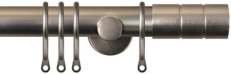 Renaissance Dimensions 28mm Contemporary Pole Titanium, Cylinder