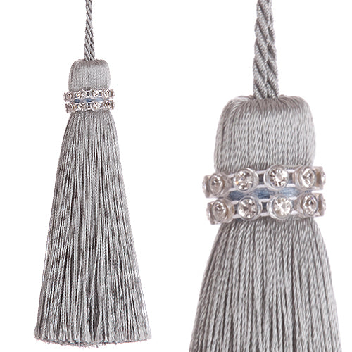 Jones Tiffany Rope Key Tassel, Silver