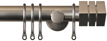 Renaissance Dimensions 28mm Adjustable Pole Titanium, Cube