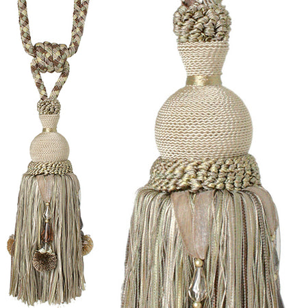 Jones Interlude Rope Tieback Beaded, Orange