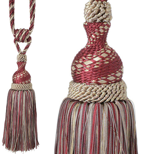 Jones Interlude Rope Tieback, Rose