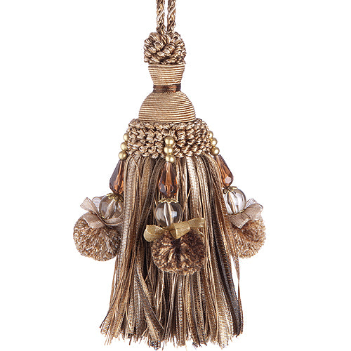 Jones Rope Key Tassel Interlude Beaded, Bruna