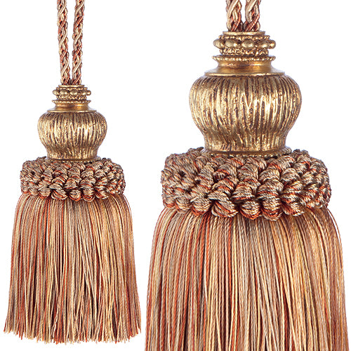 Jones Rope Key Tassel Florentine, Terracotta