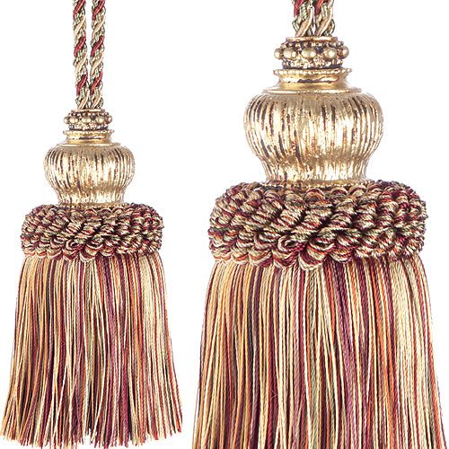 Jones Rope Key Tassel Florentine, Jewel