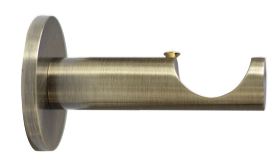 Jones Strand 35mm Pole Bracket 7cm, Burnished Brass