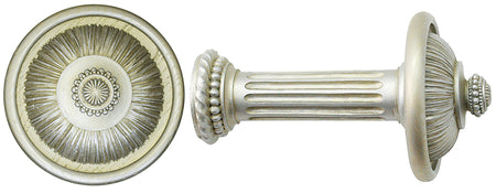 Jones Florentine Holdback Pleated Ball Champagne Silver