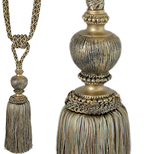 Jones Florentine Rope Tieback Medium, Bronze