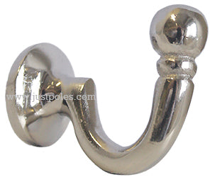 Jones Ball End Tassel Hook, Chrome