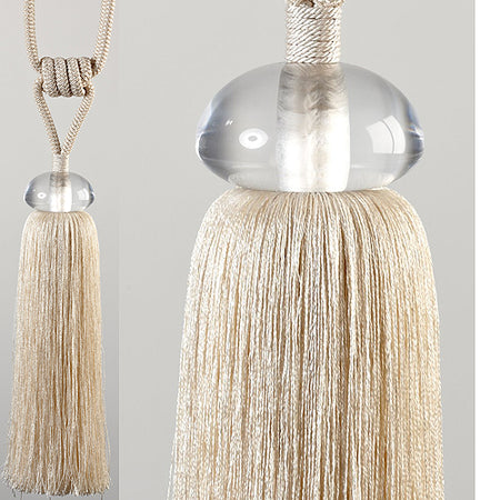Hallis Sonata Rope Tieback, Crystal, Pearl