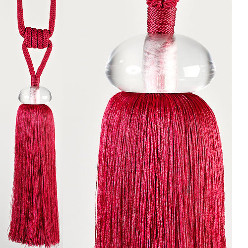 Hallis Sonata Rope Tieback, Crystal, Fuchsia