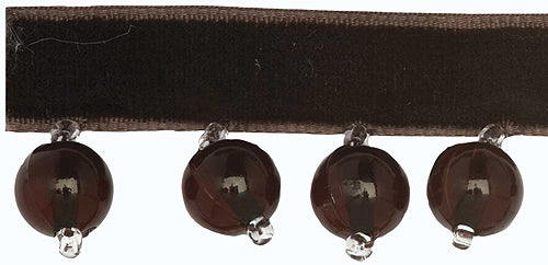 Hallis B`dazzle Trimming Small Beads Brown