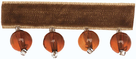 Hallis B`dazzle Trimming Small Beads Amber