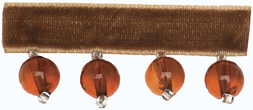 Hallis B`dazzle Trimming Small Beads Amber