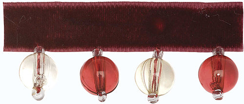 Hallis B`dazzle Trimming Small Beads Ivory & Rose