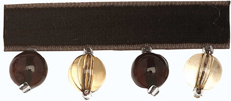 Hallis B`dazzle Trimming Small Beads Apricot & Brown