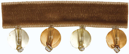 Hallis B`dazzle Trimming Small Beads Ivory & Apricot