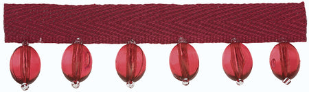 Hallis B`dazzle Trimming Oval Beads Rose