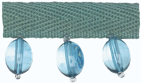 Hallis B`dazzle Trimming Oval Beads Turquoise