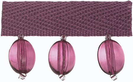 Hallis B`dazzle Trimming Oval Beads Mauve