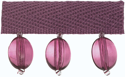 Hallis B`dazzle Trimming Oval Beads Mauve