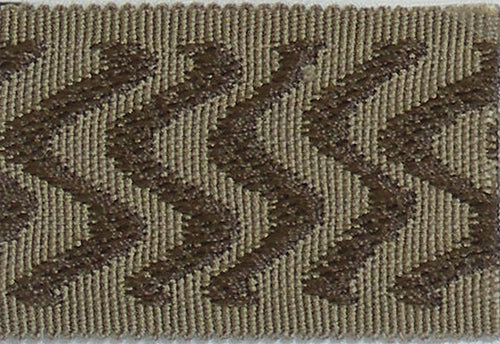 Hallis Warwick Trimming Contemporary Wave Braid Coffee