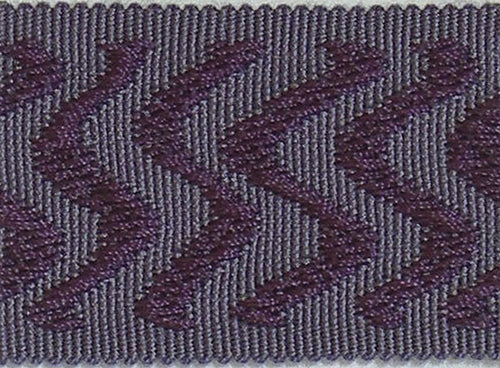 Hallis Warwick Trimming Contemporary Wave Braid Purple