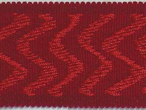 Hallis Warwick Trimming Contemporary Wave Braid Flame