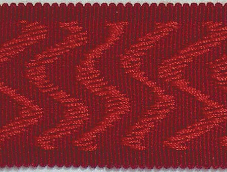 Hallis Warwick Trimming Contemporary Wave Braid Flame