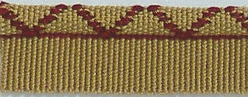 Hallis Warwick Trimming Classic Flanged Cord Red
