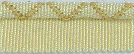 Hallis Warwick Trimming Classic Flanged Cord Gold