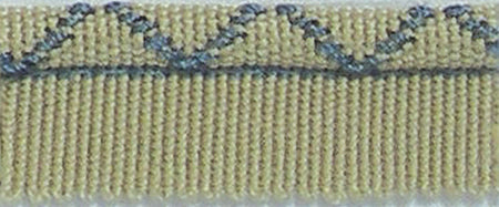 Hallis Warwick Trimming Classic Flanged Cord Blue