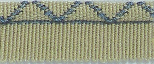 Hallis Warwick Trimming Classic Flanged Cord Blue