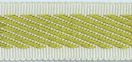 Hallis Warwick Trimming Classic Zebra Braid Lime