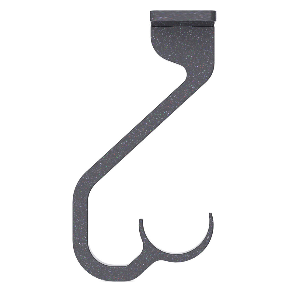 Arc 25mm Metal Ceiling Passing Bracket, Gun Metal