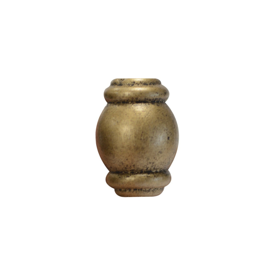 Jones Wooden Acorn Cord Pull, Antique Gold
