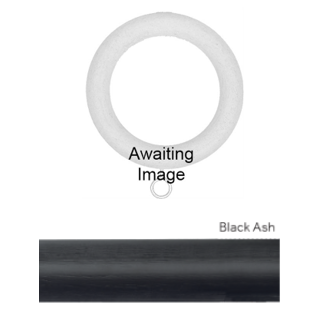 Byron Delano 35mm 45mm Curtain Rings Black Ash