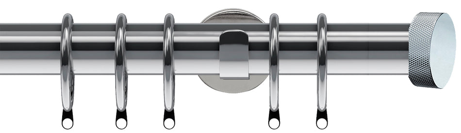 Speedy Poles Apart 28mm Pole Cylinder Chrome, Liv