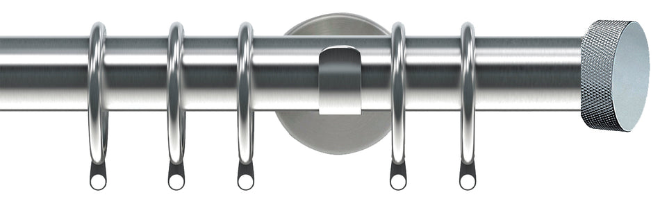Speedy Poles Apart 28mm Pole Cylinder Satin Silver, Liv