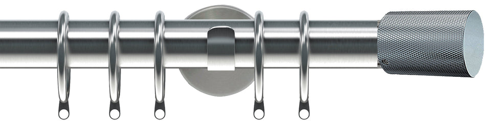 Speedy Poles Apart 28mm Pole Cylinder Satin Silver, Olivia