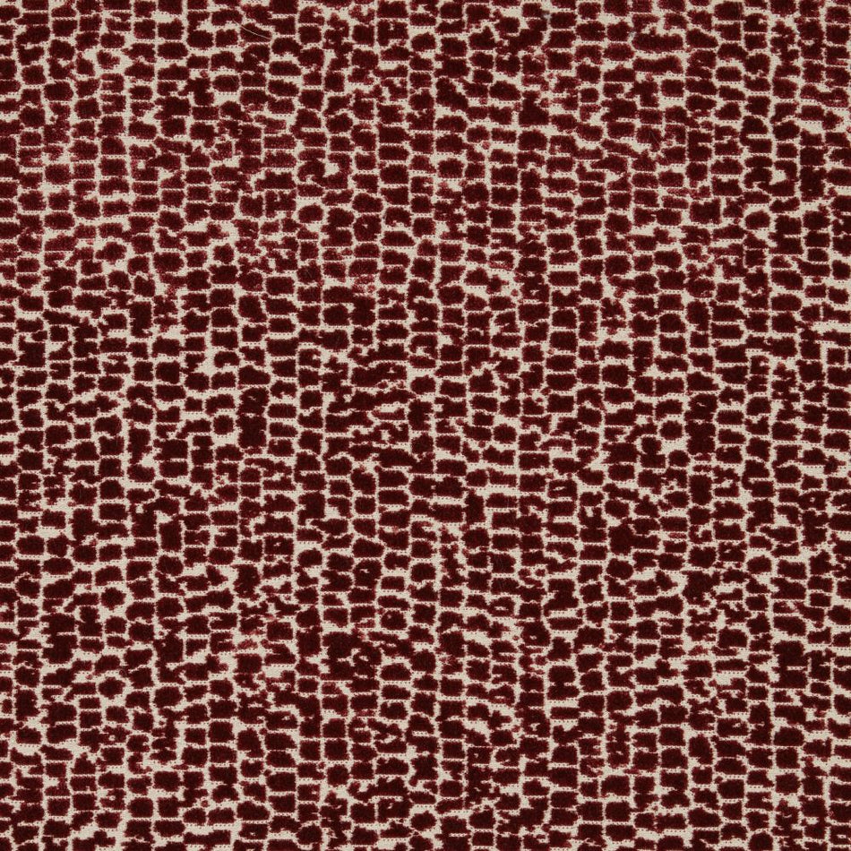Iliv Infinity Velvets Mandal Claret Fabric
