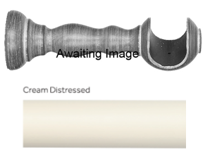 Byron Chalfont 35mm 45mm Ext Cup Bracket Cream Distressed