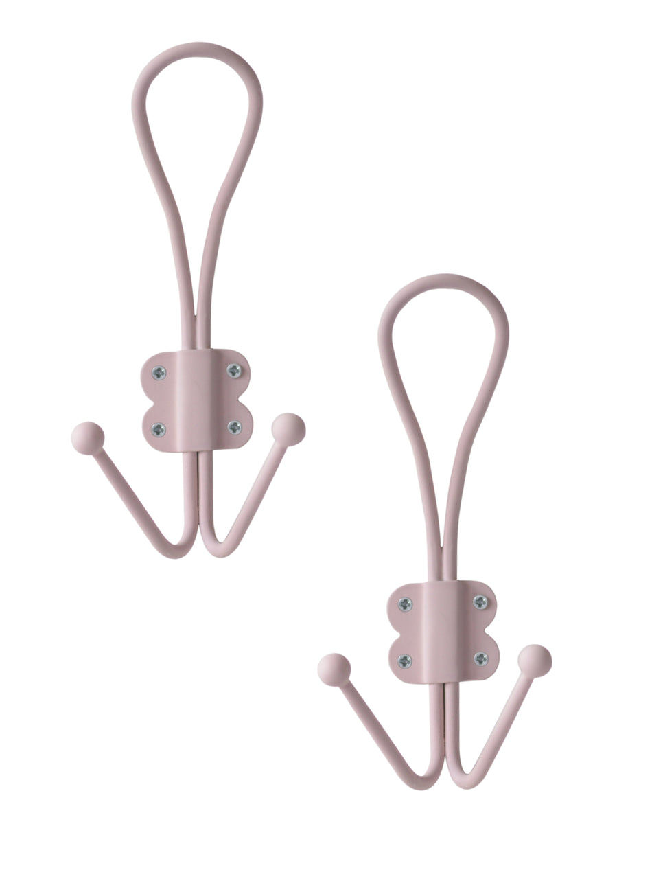 Laura Ashley Double Hooks in Dusky Rose