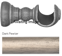 Byron Chalfont 35mm 45mm Pole Cup Bracket Dark Pewter