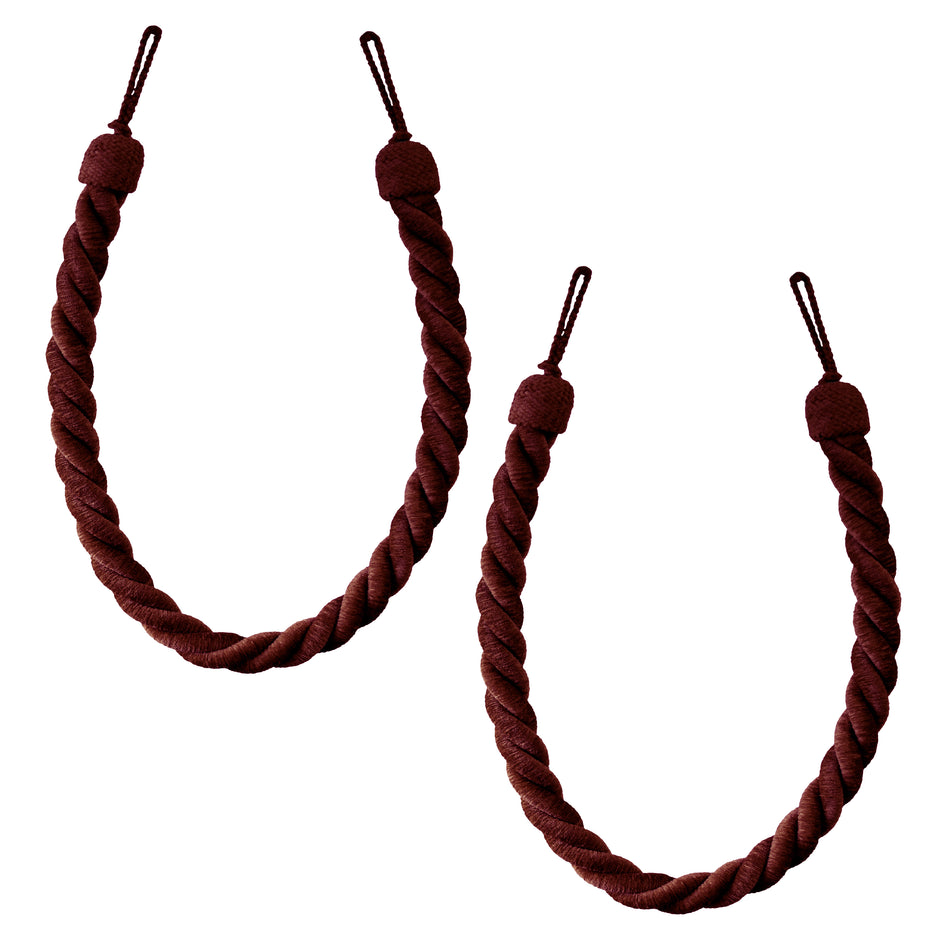 Laura Ashley Grafton Tiebacks in Claret