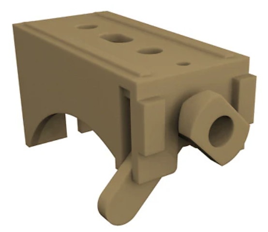 Renaissance 8cm Leverlock Wall/Ceiling Bracket, Gold