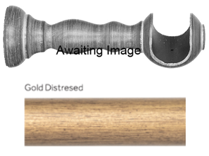 Byron Chalfont 35mm 45mm Ext Cup Bracket Gold Distressed