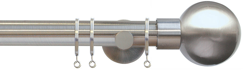 Jones Strand 35mm Pole Matt Nickel, Ball