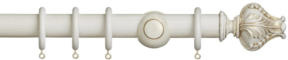 Museum 35mm & 45mm Cream Gold Pole Vienna Finial