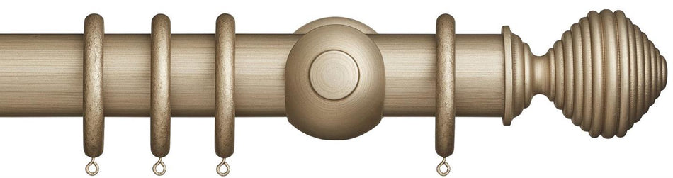 Museum 35mm & 45mm Satin Oyster Pole Dune Finial